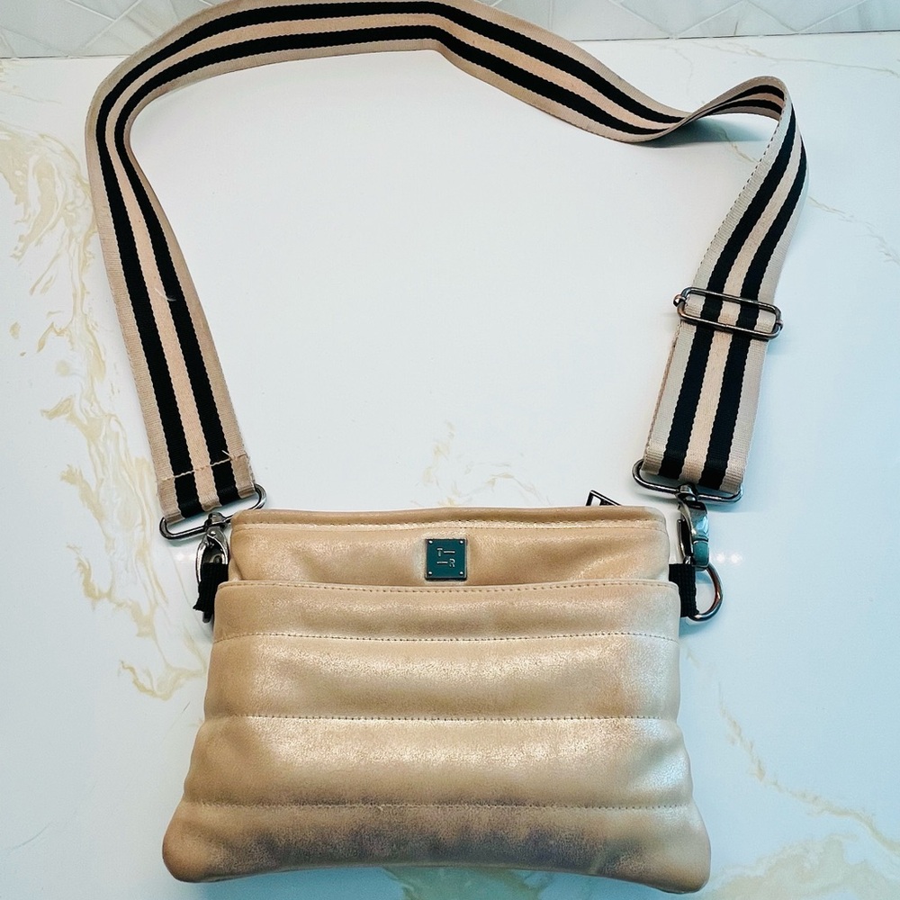 Think Royln Bum Bag - Rose gold color with Both Straps